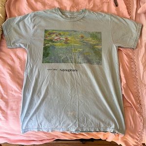 claude monet water lilies t shirt urban outfitters
